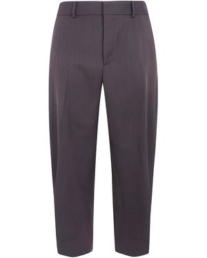 Studio Nicholson Full Length Curved Leg Pant - Blue