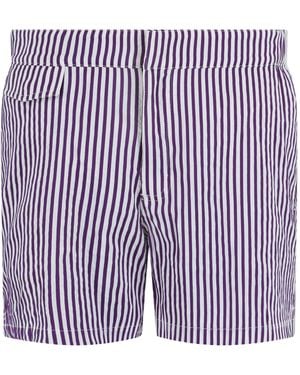 Slowear Incotex Mare Swim Trunks - Purple