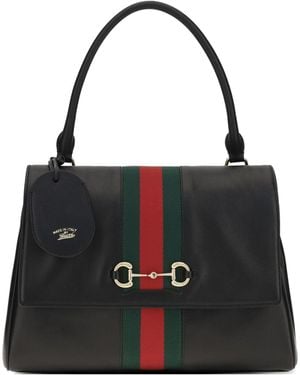Gucci Paparazzo Medium Top Handle Bag - Black