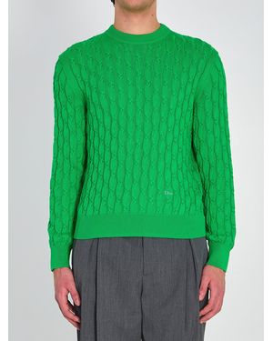 Dior Braided Sweater - Green