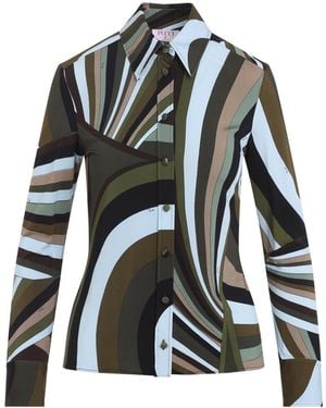 PUCCI Chic Viscose Shirt - Black