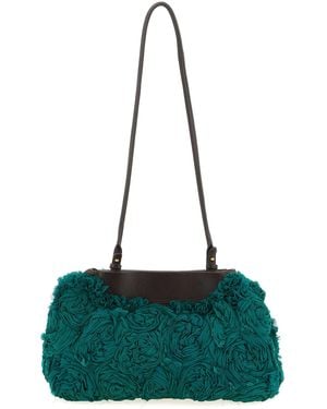 Dries Van Noten Clutch Rose - Green