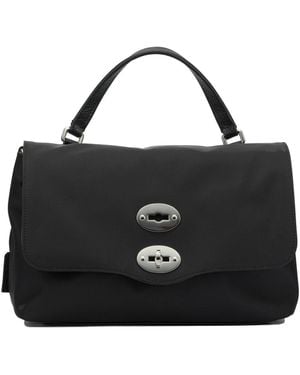 Zanellato "Postina Tokyo" Medium Handbag - Black