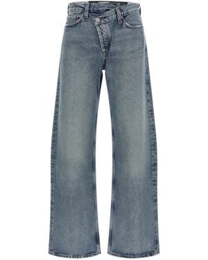 Agolde 'Arc Criss Cross' Jeans - Blue