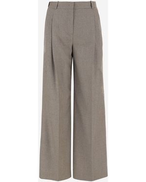 Ql2 Mafalda Wool Pants - Gray