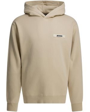 Jacquemus "Gros Grain" Hoodie - Gray