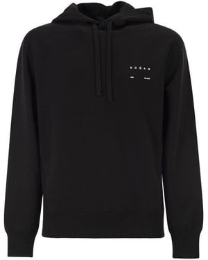 Hogan Cotton Hooded Sweatshirt - Black