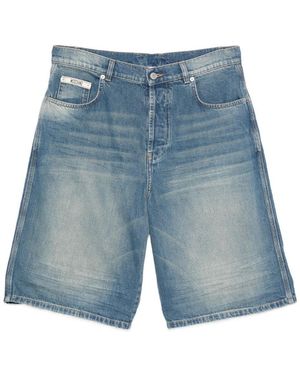 Moschino Moschino Logo Shorts - Blue