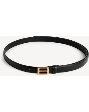 Balenciaga "Bolero" Leather Belt - Brown