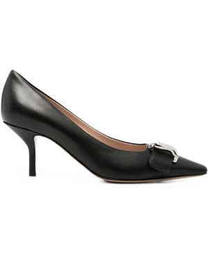 Emporio Armani Leather Pumps - Black