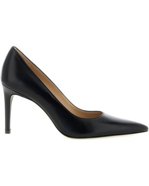 Stuart Weitzman Solid Pointed Toe - Black