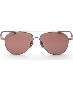 Dita Eyewear Lancier 61 Mm Sunglasses Sand Copperhead Polarized Dls418-A-01 - Brown