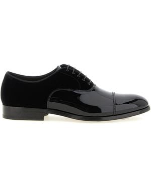 Doucal's Oxford Lace-Up Shoes - Black