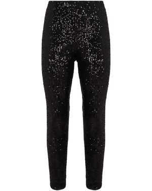 Weekend by Maxmara Leggings With Sequins - Black