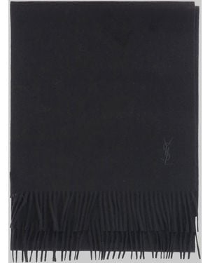 Saint Laurent Cashmere Scarf - Black