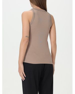 Brunello Cucinelli Taupe Stretch Fitted Shirt - Blue