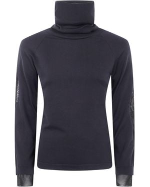 Y-3 Turtleneck Long-Sleeve Top - Blue