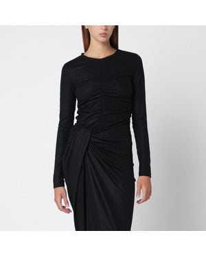 Isabel Marant Delesa Wool Jersey Top - Black