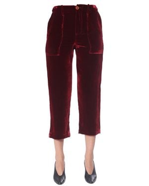 Jejia Cropped Pants - Red