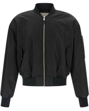 Entire studios Nylon Bomber Jacket Puffer Jackets - Black