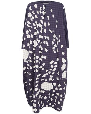 Daniela Gregis "20.07.06" Short Sleeves Dress - Blue