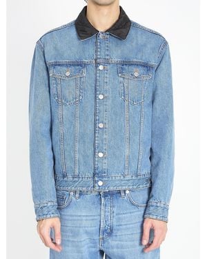 Dior Reversible Cannage Denim Jacket - Blue