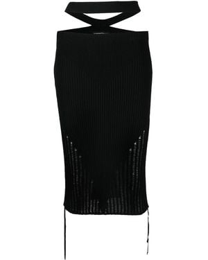 ANDREADAMO Midi Skirt - Black