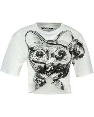 Rabanne Tee T-Shirt - Gray