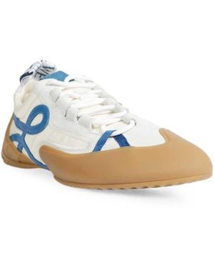 Loewe Grip Logo-Patch Sneakers - Blue