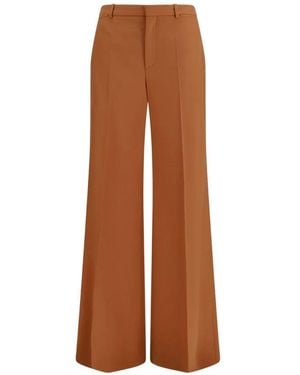 Chloé Flare Leg Pants - Brown