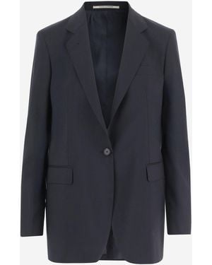 Tagliatore Stretch Wool Jacket - Blue