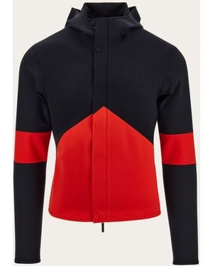 Ferragamo Rain Jacket, Hooded - Red