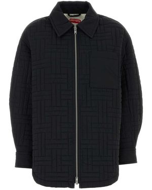 KENZO Nylon Oversize Jacket - Black