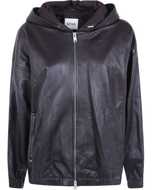 Arma "Guisy" Lamb Easy Jacket - Black