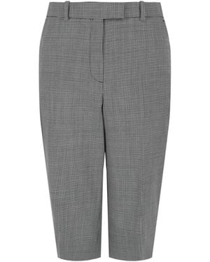 Givenchy Houndstooth Bermuda Shorts - Gray