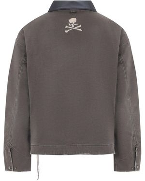 Mastermind Japan Stone Washed Work Jacket - Gray