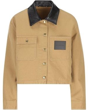Balenciaga Khaki Canvas Jacket - Natural