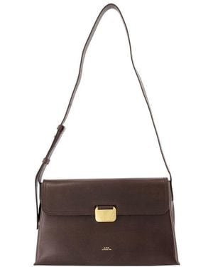 A.P.C. Simone Shoulder Bag - Brown