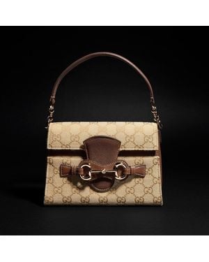 Gucci Small Horsebit Duomo Handbag - Black
