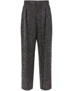 Missoni Lamé And Sequin Yarn Pants - Gray