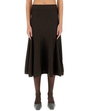 KHAITE Mayu" Skirt - Black