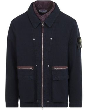 Stone Island Field Jacket - Blue