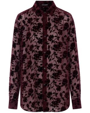 Ann Demeulemeester Andre Classic Shirt - Red