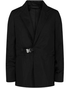 Givenchy 4G Buckle Slim Fit Unconstructed Jacket - Black