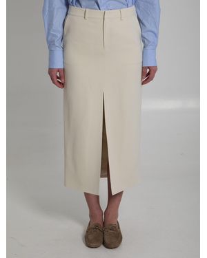 Frankie Shop Maybelle Midi Skirt - Gray
