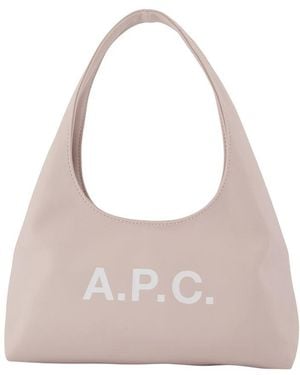 A.P.C. Small Ninon Shoulder Bag - Gray