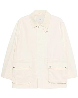 DUNST Oversized Jacket Cotton-Nylon - Natural