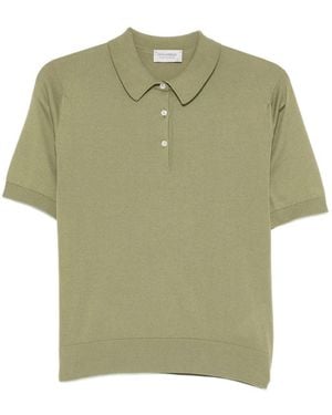 John Smedley Sea Island Cotton Shirt - Green