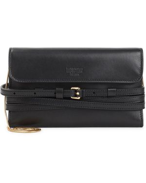 Moschino Leather Clutch - Black