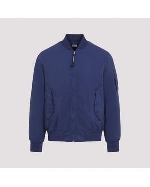 C.P. Company T-Flatt Padded Bomber Jacket - Blue